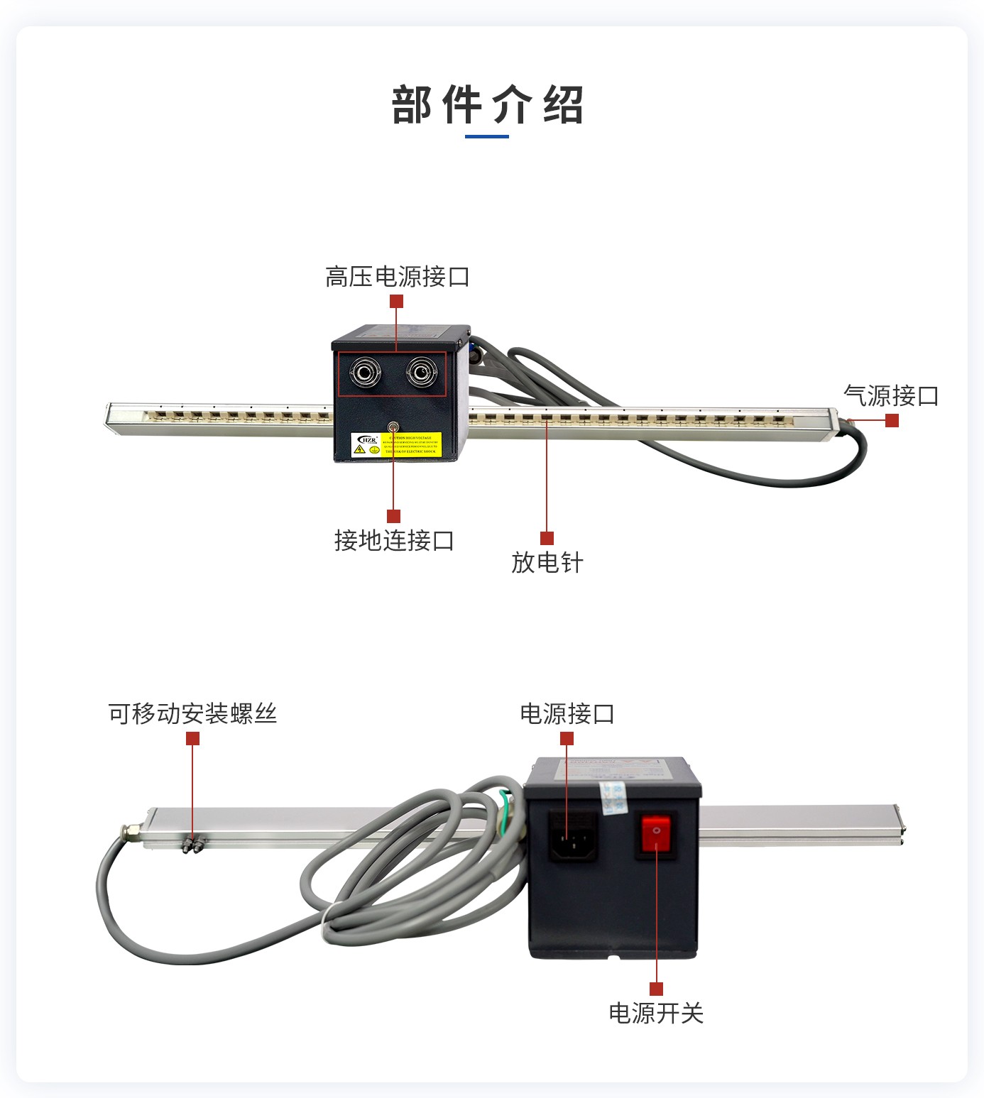 離子風機|離子風棒|靜電消除器|ESD門禁系統(tǒng)|HZR